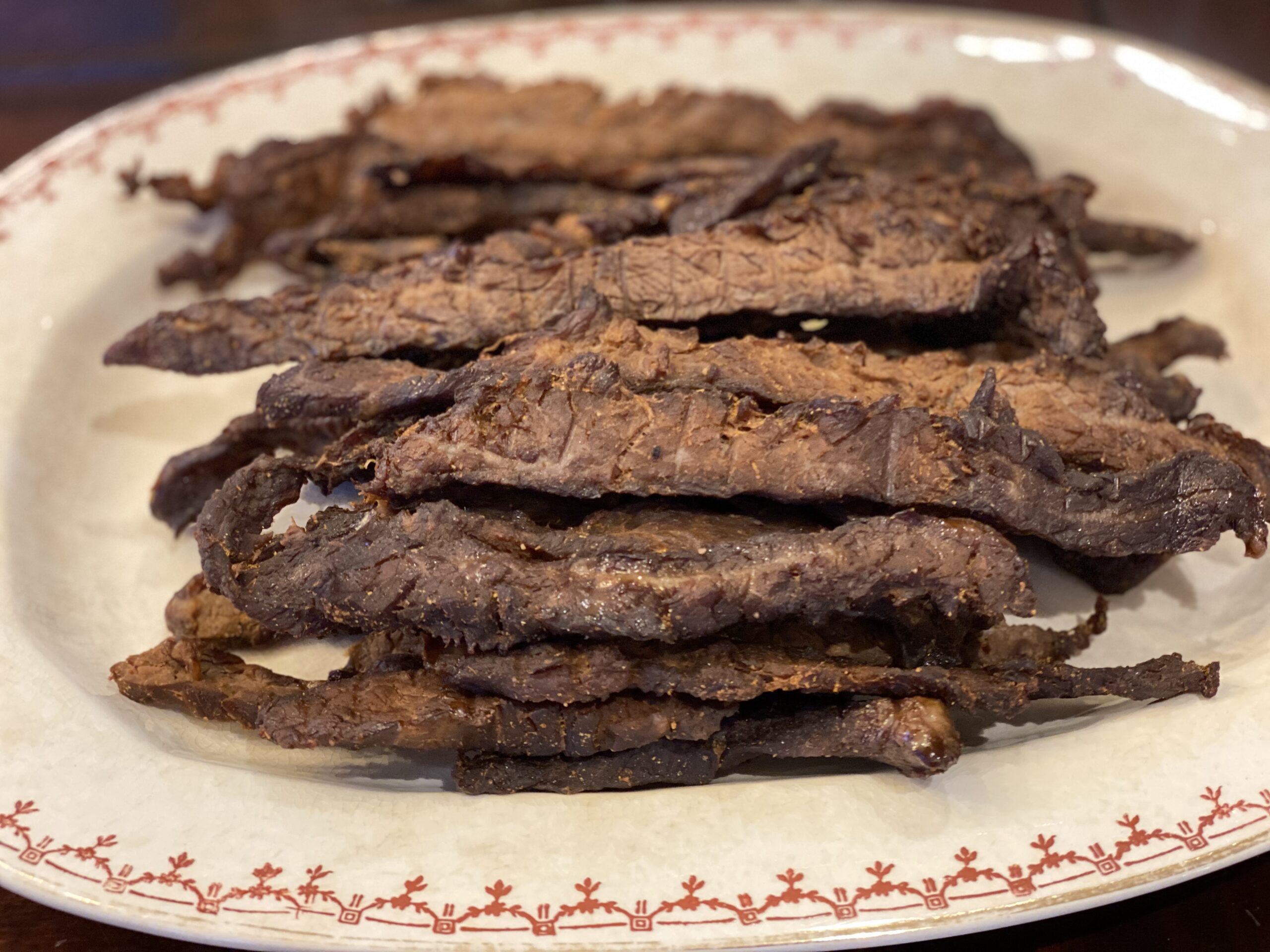Dehydrate beef jerky using Basquettes