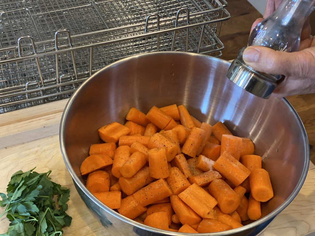 Seasoning carrots