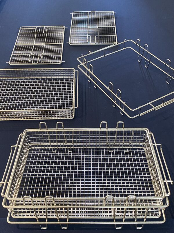 Stainless-Steel Stacking Oven Basket and Cooking Tray | Basquettes