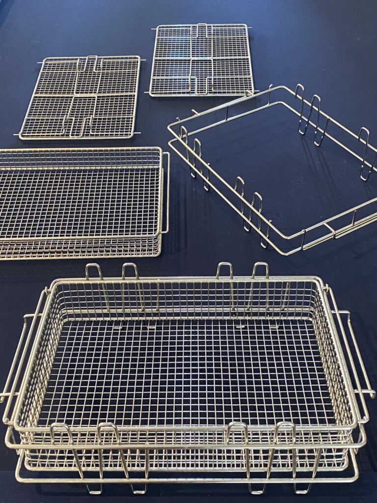 Stainless Steel Stacking Oven Basket and Cooking Tray Basquettes